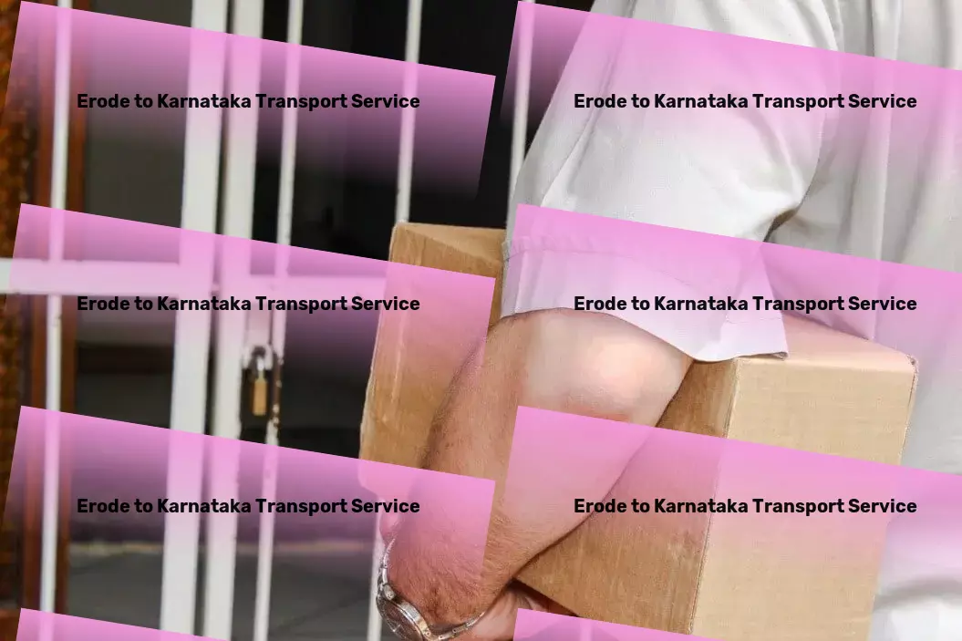 Erode to Karnataka Part Load Transport Industrial goods transport